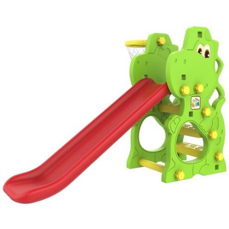 Горка Toy Monarch Динозаврик, зеленый/красный
