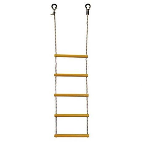 Лестница веревочная 5 перекладин (ширина 30см) (Желтый)