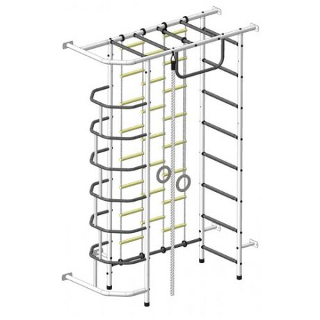 Пристенный спортивный комплекс Пионер белый (9Л)