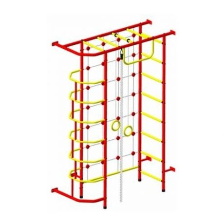Спортивный комплекс Пионер 9М красно/жёлтый