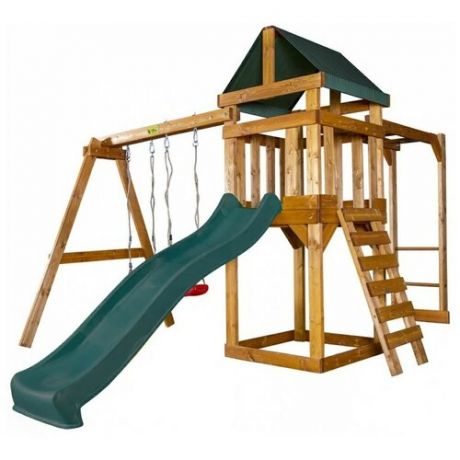 Детская игровая площадка Babygarden Play 4 - желтый (спортивно-игровая площадка для дачи и улицы)