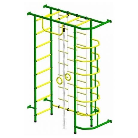Спортивный комплекс Пионер 9Л зелёно/жёлтый