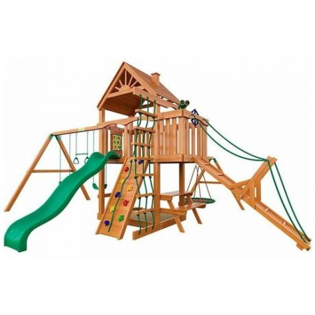 Детская деревянная площадка IgraGrad Premium Пиратский дом (дерево) (спортивно-игровая площадка для дачи и улицы)