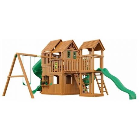 Детская деревянная площадка IgraGrad Premium Великан 3 (макси) (спортивно-игровая площадка для дачи и улицы)