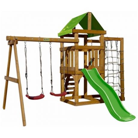 Детская игровая площадка Babygarden BG-PKG-BG25-DG Play 9 - зеленый (спортивно-игровая площадка для дачи и улицы)