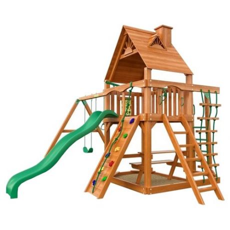 Детская деревянная площадка IgraGrad Premium Навигатор (дерево) (спортивно-игровая площадка для дачи и улицы)