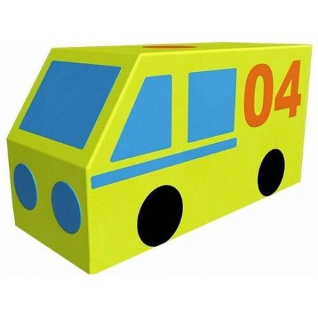 Мягкий игровой комплекс ROMANA Фургон Газовая служба, желтый/голубой