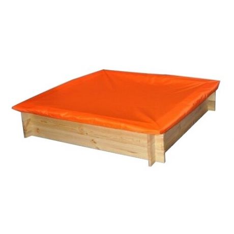 Чехол защитный для песочниц цвет Оранжевый размер 120 х 120 х 30 см