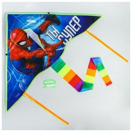 Воздушный змей "Ты супер", Человек-паук, 70 x 105 см