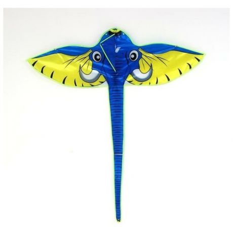 Воздушный змей «Слон», с леской, цвета микс