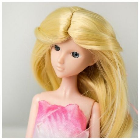 Волосы для кукол Волнистые с хвостиком размер маленький, цвет 613 4275526 .