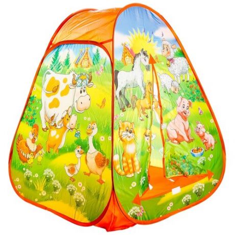 Палатка Играем вместе Веселая ферма конус в сумке GFA-FARM01-R