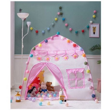 Детская палатка-домик, розовая