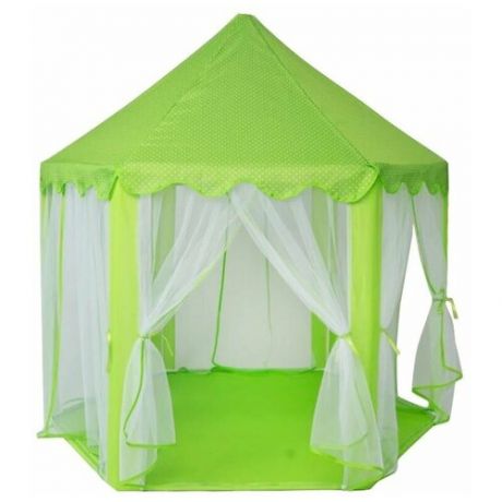 Детская игровая палатка "Шатер Принцессы", зеленая