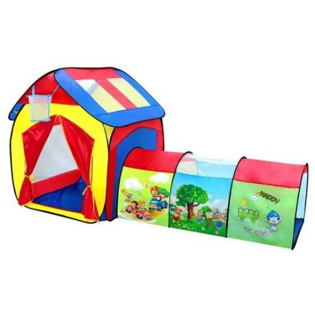 Игровой домик- палатка Shantou нейлоновый, с тоннелем, в сумке