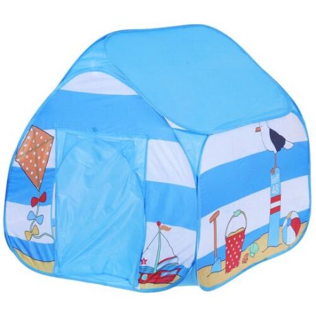 Игровая палатка Морской домик, цвет голубой 113787 .
