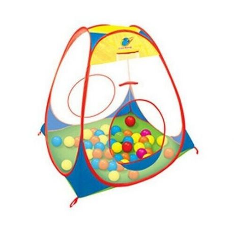 Детская палатка с шариками прозрачные стенки (T999-55)