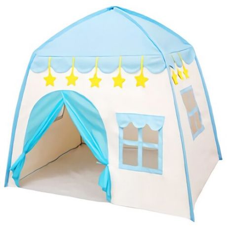 Детская игровая палатка Домик с окошками, 130х130х100 см