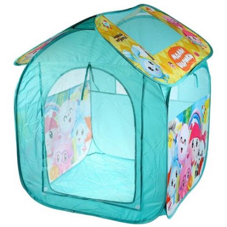 Палатка Играем вместе Малышарики домик в сумке GFA-MSH-R, голубой
