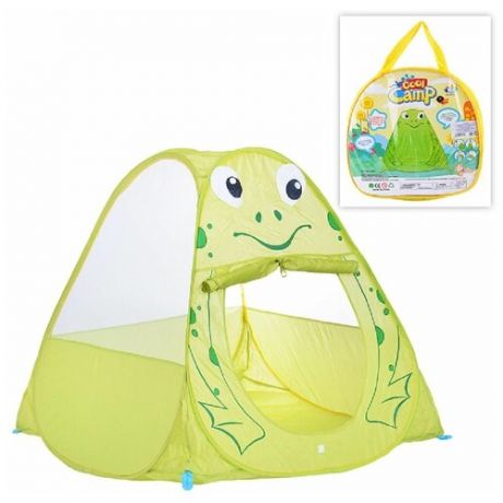 Палатка детская Лягушка , размер палатки 80х80х100 см., в сумке (889-166А)