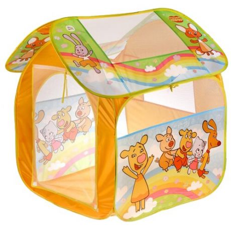 Играем вместе - Палатки "Играем вместе" Детская палатка Оранжевая корова 83 х 80 х 105 см GFA-OC-R
