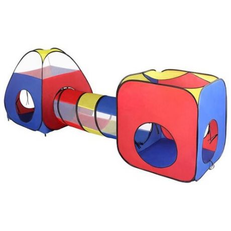 Палатка Наша игрушка Комплекс 985-Q62, красный/синий