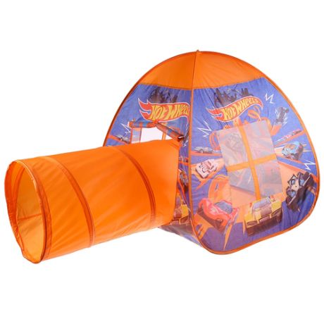 Палатка Играем вместе Hot Wheels с тоннелем в сумке GFA-TONHW01-R, оранжевый