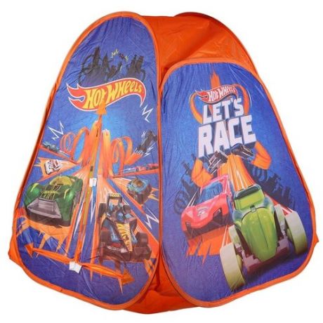 Палатка Играем вместе Hot Wheels конус в сумке GFA-HW01-R, разноцветный