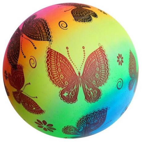 Мяч детский «Бабочки», d=22 см, 70 г