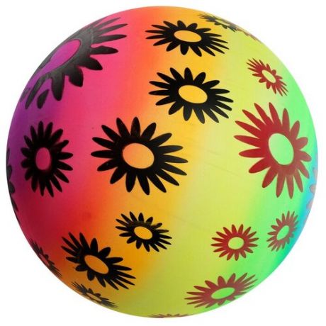 Мяч детский «Цветочки», d=22 см, 70 г