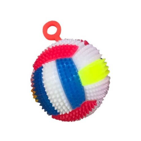 Мяч- прыгун ПВХ "Волейбол", со светом, 6,5 см, арт. Т15215