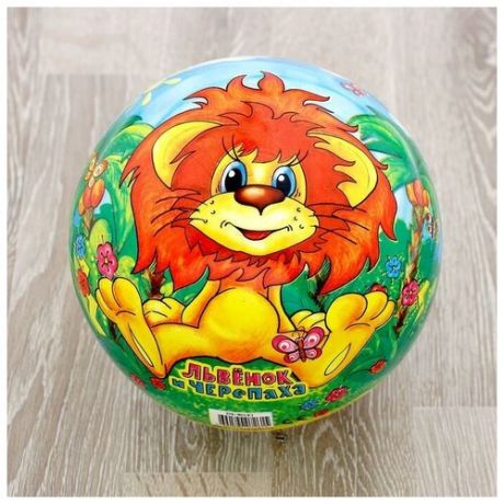 Мяч «Львёнок и Черепаха», 23 см, в сетке