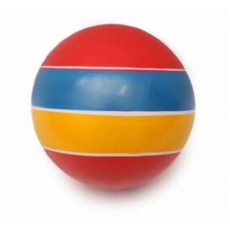21ЛПС Мяч резиновый, d 125 (принт полоска)