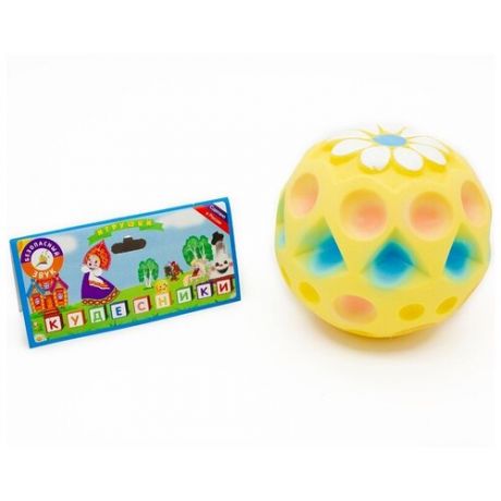 Резиновая игрушка Мяч, микс ПКФ Игрушки 534094 .