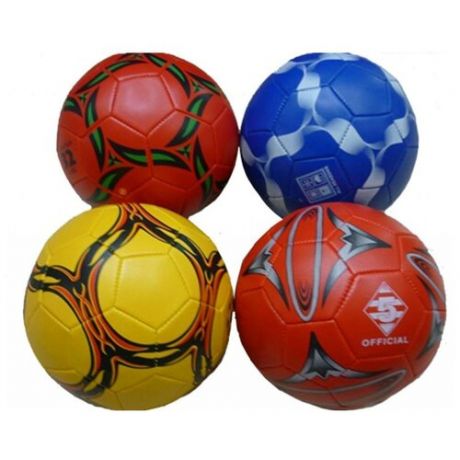 Мяч футбольный 22-23 см, 4 вида цвета, цена за 1 штуку JUNFA L756