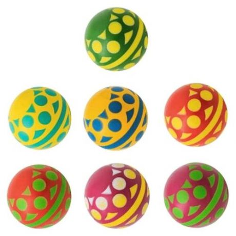 Мяч ЧПО имени В.И. Чапаева Солнышко Р4-100, 10 см, разноцветный