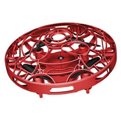 Летающий дрон (спиннер) GSMIN B52 c LED подсветкой (Красный)