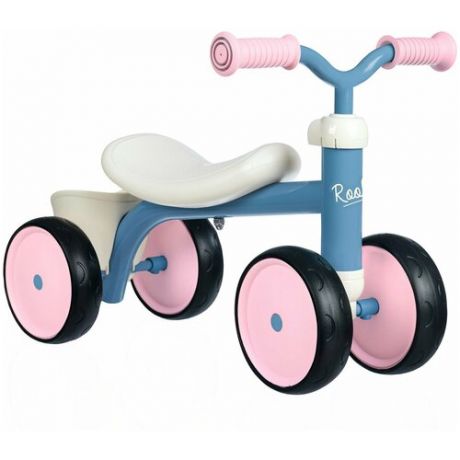 Самый первый детский беговел с 4-мя бесшумными колесами (EVA) розовый Smoby