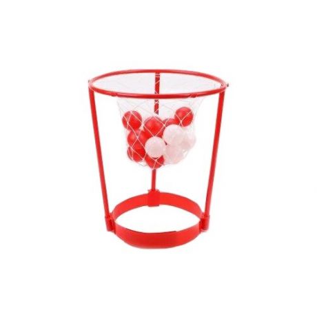 Набор Наша Игрушка для игры в баскетбол (801) белый/красный