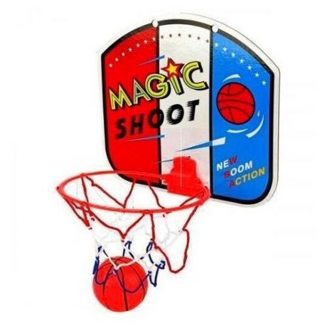 Баскетбольное кольцо с набором Yar Team( щит + мяч + насос), размер щита - 27 х 0,2 х 20,5 см