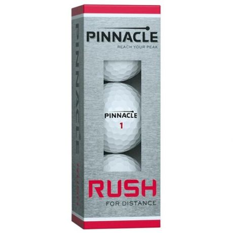 Мяч для гольфа Pinnacle Rushарт. P4134S-BIL 3шт желтый (1110505)