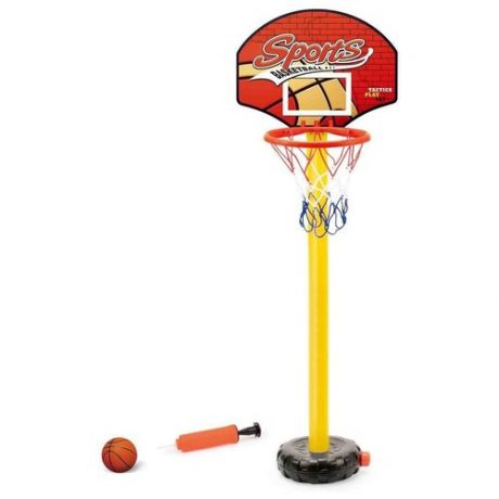 Набор напольный баскетбол, стойка высота 135 см. щит, мяч 14 см. насос Наша Игрушка JY2223I