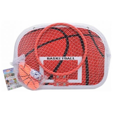 Набор для игры в баскетбол в комплекте: щит - 46,5*32,5 см (пластик)+ крепления к кольцу 8шт Shantoy Gepay SS2019-4H