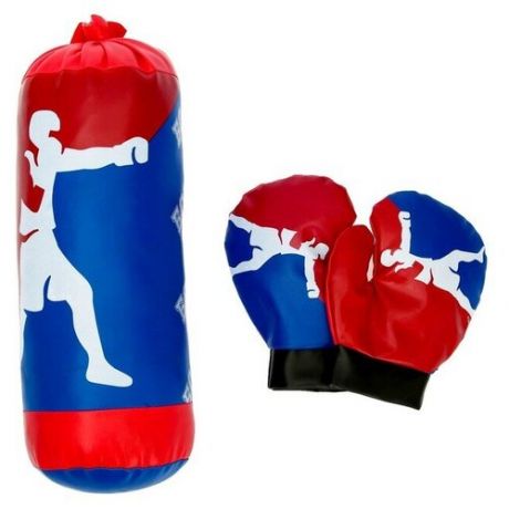 Набор для игры в бокс Боксер Woow Toys (2948300) красный/синий