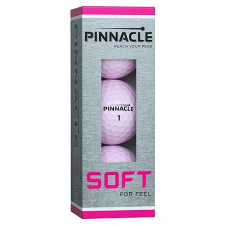 Мяч для гольфа Pinnacle Soft арт. P5011S-BIL 3шт белый (1110506)
