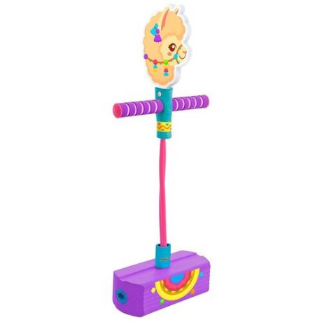 Тренажер для прыжков Moby Kids Moby-Jumper Альпака со звуком фиолетовый