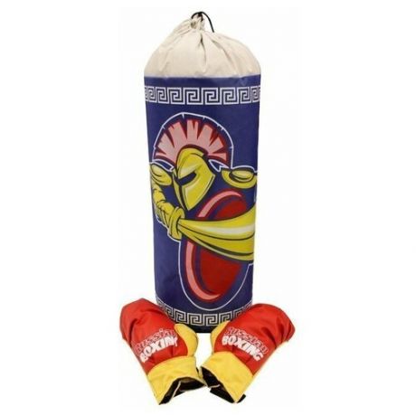 Детский боксёрский набор Спартанец большой + перчатки