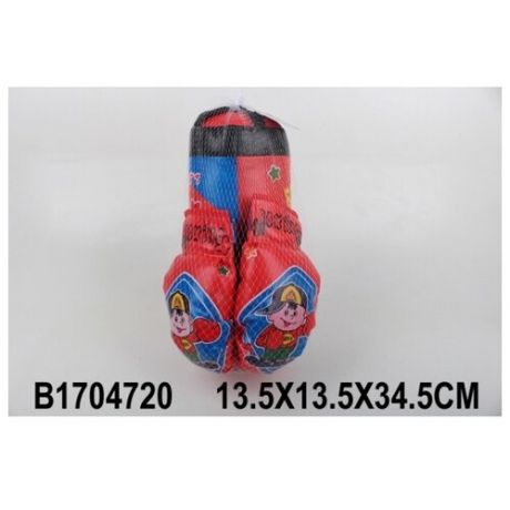 Детский набор для бокса 34см, груша, перчатки 58061 B1704720