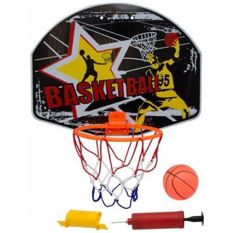 Набор для игры в баскетбол (корзина, щит, мяч, игла, крепеж)
