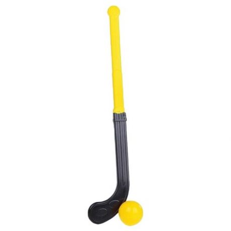 Набор для хоккея с мячом Совтехстром (У796) желтый/черный